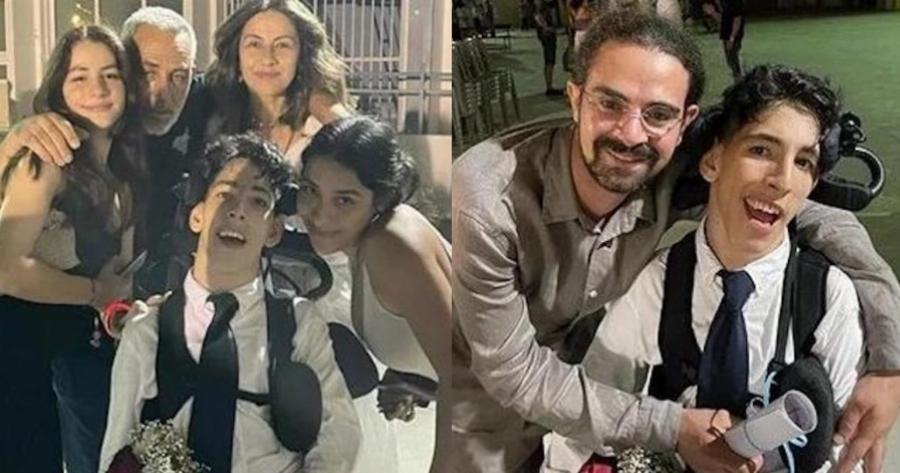 17χρονος με εγκεφαλική παράλυση τελείωσε το λύκειο με άριστα: «Δεν έχεις όρια, Νικόλα μου, το απέδειξες»