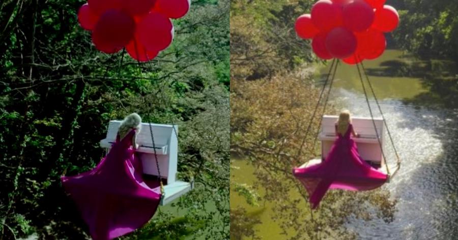 Πρωτόγνωρες εικόνες στα Τέμπη: Ιπτάμενο πιάνο και παραμυθένια παρουσία στην γνωστή κοιλάδα