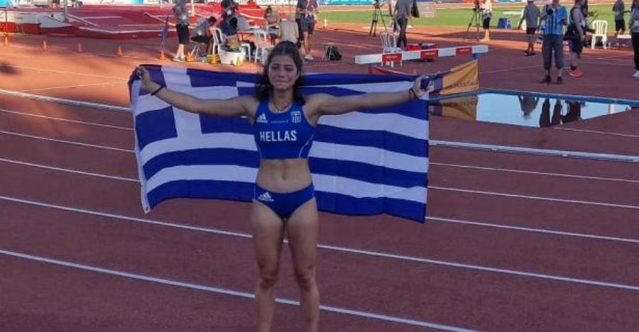 Ηλιάνα Τριανταφύλλου: Χρυσό μετάλλιο για την 17χρονη ελληνίδα αθλήτρια στο Ευρωπαϊκό Στίβου Κ18