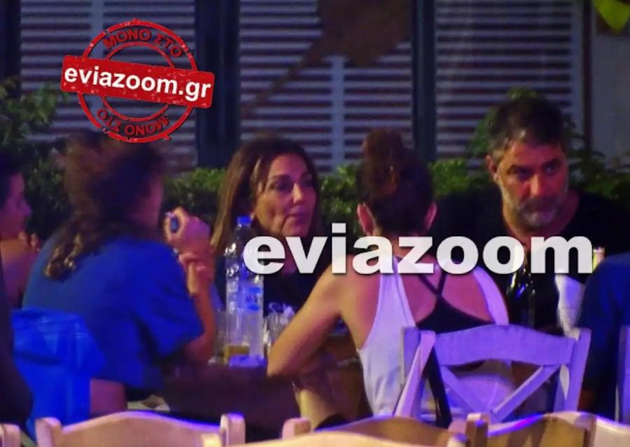 Απλοί άνθρωποι σαν όλους μας: Βραδινή έξοδος για την Βανδή και τον Μπισμπίκη στη Χαλκίδα με σουβλάκια και μπύρες