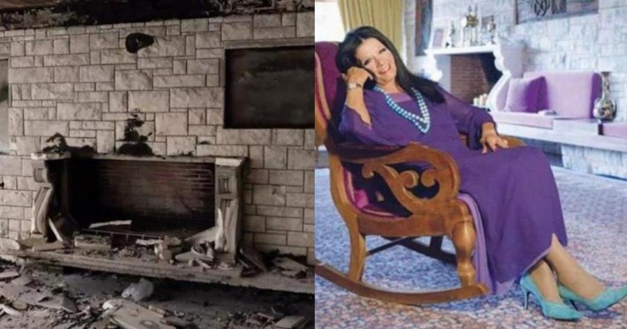 Το πριν και το μέρα μιας βίλας βγαλμένης από παραμύθι: Ρημάζει το σπίτι της Ζωζώς Σαπουντζάκη στην Κινέτα