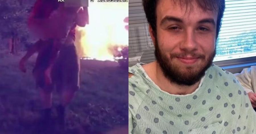 Ντελιβεράς ήρωας όρμησε με αυταπάρνηση μέσα σε φλεγόμενο σπίτι και έσωσε 5 παιδιά