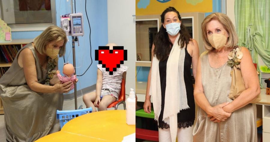 Σπουδαίος άνθρωπος, αληθινή κυρία: H Kαρμεν Ρουγγέρη βρέθηκε στο πλευρό παιδιών που νοσηλεύονται με καρκίνο