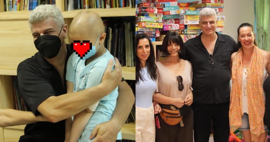 Άνθρωπος με Α κεφάλαιο: Ο Βλαδίμηρος Κυριακίδης συνάντησε παιδιά που δίνουν μάχη με τον καρκίνο και τα ενθάρρυνε