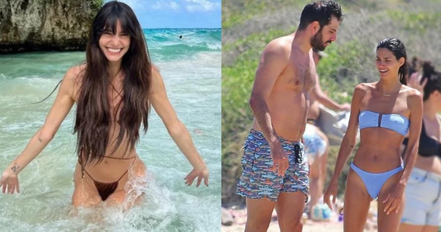 Πιο ερωτευμένη από ποτέ η Ηλιάνα Παπαγεωργίου στα Κουφονήσια: Τα «καυτά» φιλιά και οι αγκαλιές στη θάλασσα με τον πρώην σύζυγό της