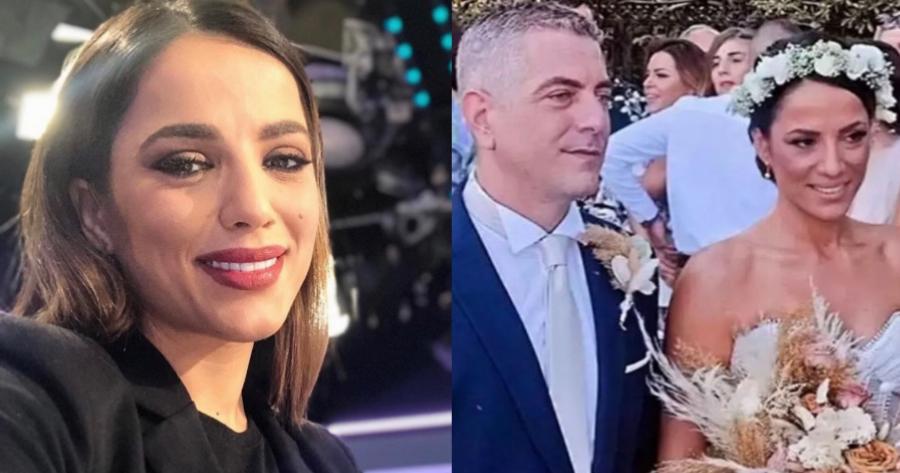 Υπέροχη νύφη, παραμυθένιος γάμος: Η Ευλαμπία Ρέβη παντρεύτηκε τον σύντροφό της, Σωτήρη Σκουλούδη