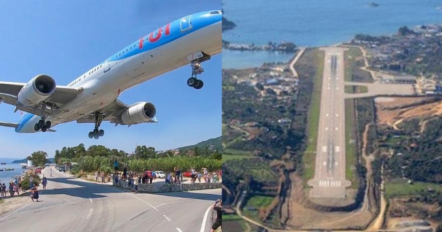 Σοκαριστικό περιστατικό στο αεροδρόμιο της Σκιάθου: Τουρίστρια εκτινάχθηκε από τα αέρια τουρμπίνων αεροσκάφους