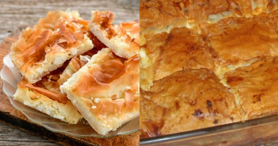 Έτοιμη σε μόλις 20′ λεπτά η πιο νόστιμη και εύκολη τυρόπιτα που έχετε φάει ποτέ