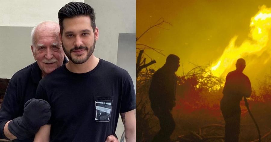 Η μαρτυρία του Φοίβου Παπαδάκη για την πυρκαγιά στην Πεντέλη: «Είναι εφιάλτης, κάναμε ότι μπορούσαμε με τον πατέρα μου να σώσουμε το σπίτι»