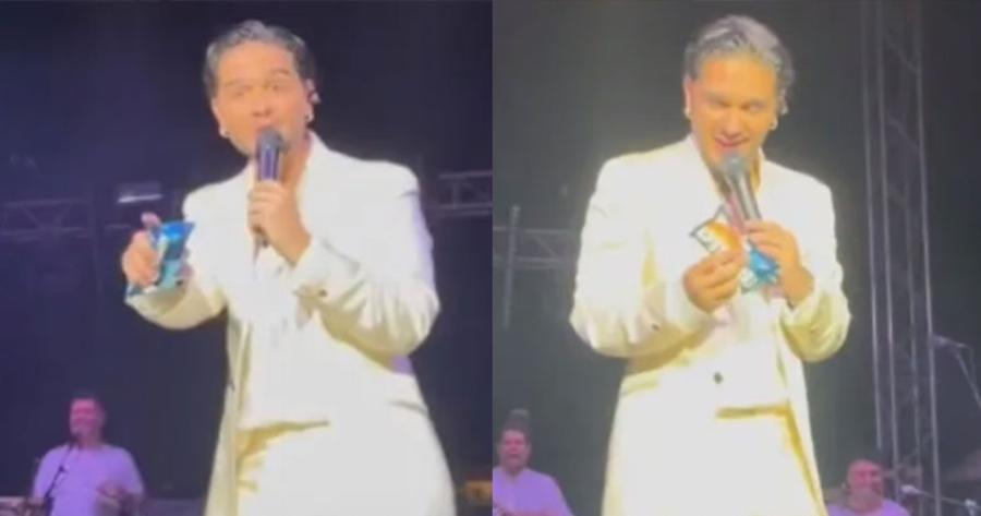 Δεν έχει ξαναγίνει: Η στιγμή που πετάνε κρουασάν στο Χρήστο Μάστορα και το πιάνει στον αέρα