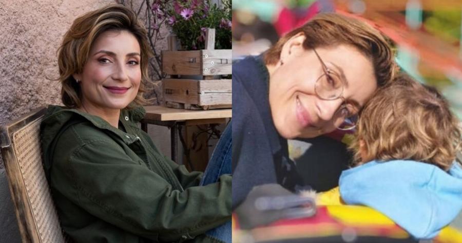 Οι τρυφερές φωτογραφίες της Ευδοκίας Ρουμελιώτη με τον γιο της: «Όλη μου η ζωή»