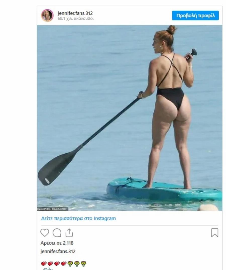 Ακόμα και με τις ατέλειες της έχει το τέλειο σώμα: Σούσουρο με τις αρετουσάριστες φωτογραφίες της Τζένιφερ Λόπεζ