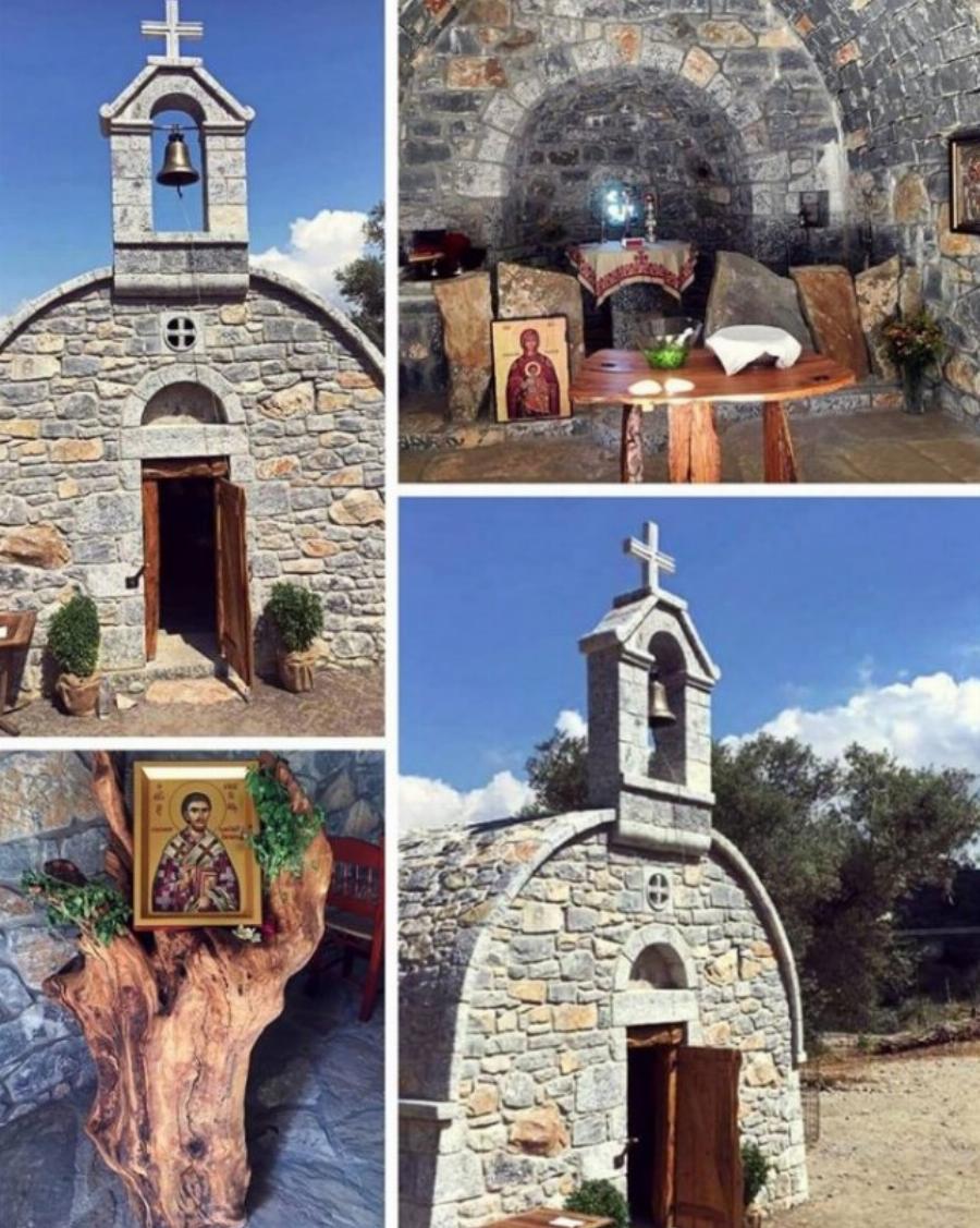 Το νέο σπίτι της ψυχής του: Εικόνες από το εκκλησάκι που χτίστηκε στη μνήμη του Βαγγέλη Γιακουμάκη