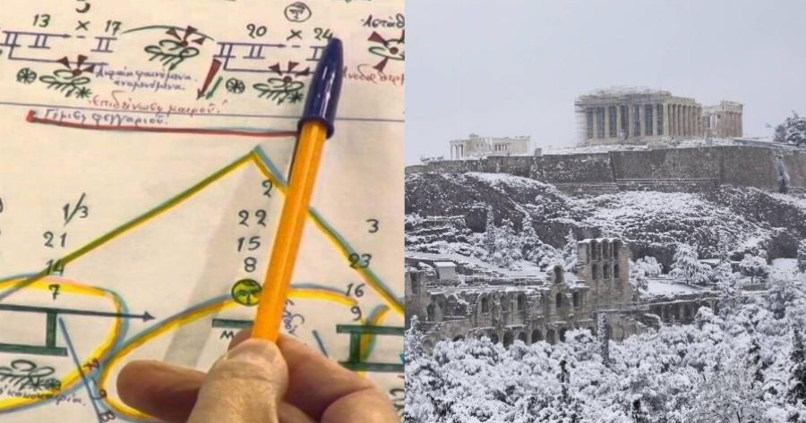 Βγήκαν τα μερομήνια: Αναλυτικά η πρόβλεψη του φετινού καιρού το χειμώνα σύμφωνα με το πρώτο δεκαήμερο του Αυγούστου