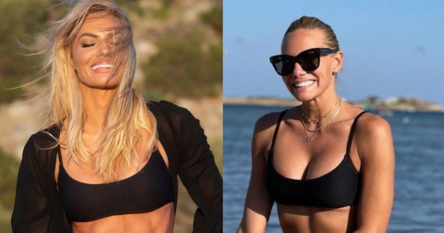 Στον έβδομο ουρανό η Ιωάννα Μαλέσκου: Στη παραλία αγκαλιά με τον κολυμβητή της και με παιχνίδια στη θάλασσα