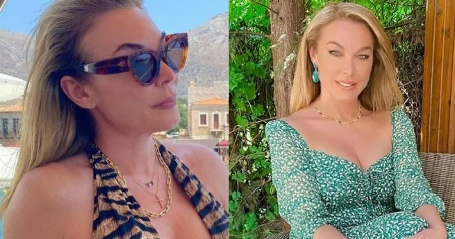 Αψεγάδιαστο κορμί που κόβει την ανάσα: H Τατιάνα Στεφανίδου ποζάρει με μαύρο μπικίνι στα 52 της και τα σχόλια έπεσαν «βροχή»