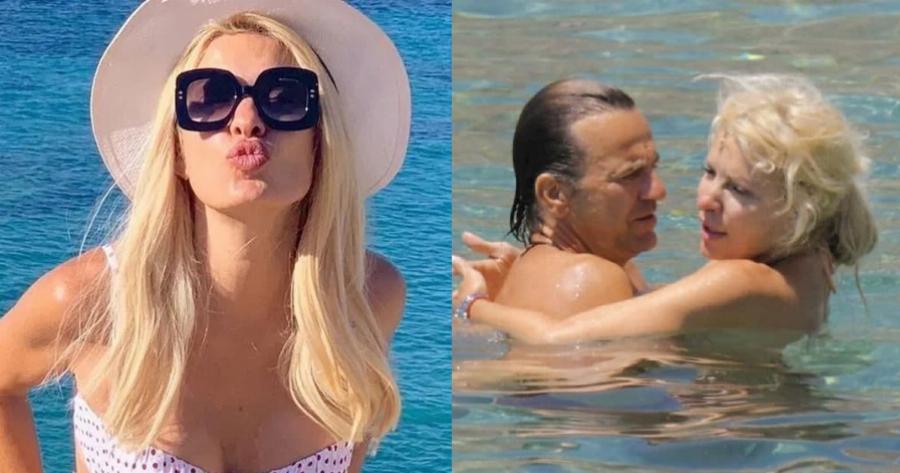 Μαζί στο χλιδάτο σκάφος τους: Σπάνιο στιγμιότυπο της Ελένης Μενεγάκη με τον Ματέο Παντζόπουλο