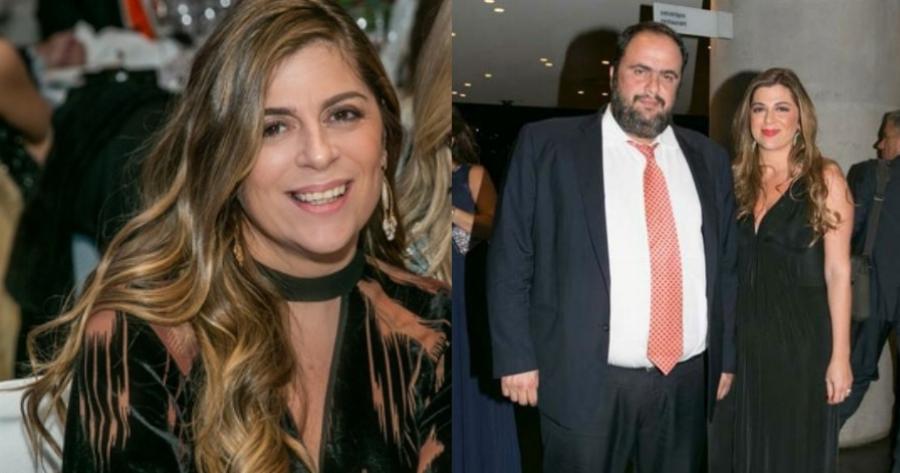 Την βλέπουμε σπάνια και είναι εντυπωσιακή: Η όμορφη σύζυγος του Βαγγέλη Μαρινάκη, Αθανασία