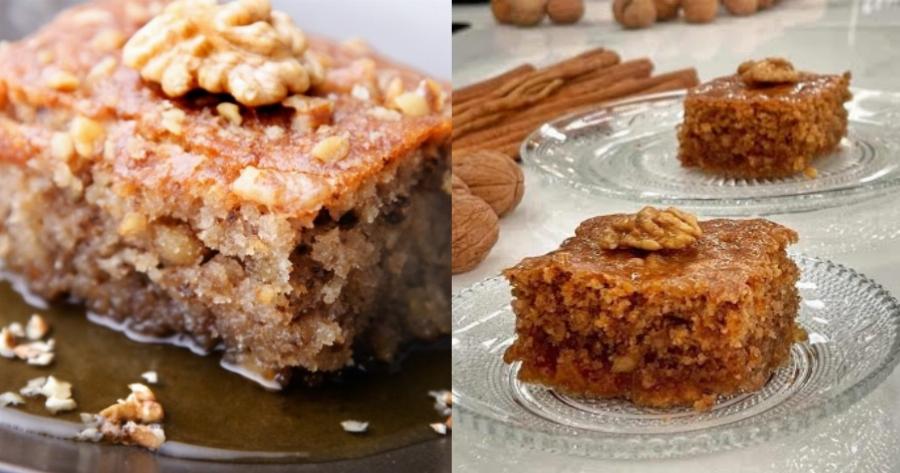 Η νηστεία έχει γεύση: Nηστίσιμη καρυδόπιτα με σταφίδες που δεν θα μείνει ούτε ψίχουλο στο ταψί