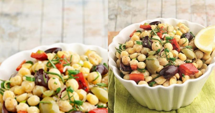 Ρεβυθοσαλάτα light και δροσερή: Εύκολη, λαχταριστή και νηστίσιμη συνταγή