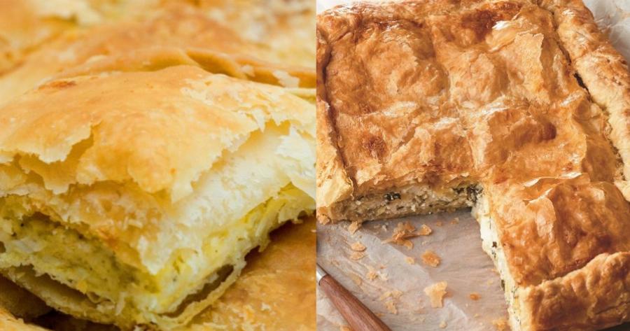 Δεν θα μείνει κομμάτι στο ταψί: Χωριάτικη τυρόπιτα με κρεμμύδια και θυμάρι που θα σας ξετρελάνει