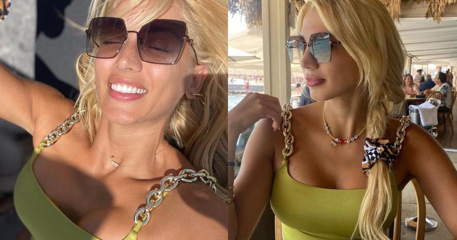 Ηλιοκαμένη και πιο αδύνατη από ποτέ η Κωνσταντίνα Σπυροπούλου: Ποζάρει με μπικίνι στην Ίο και κόβει την ανάσα