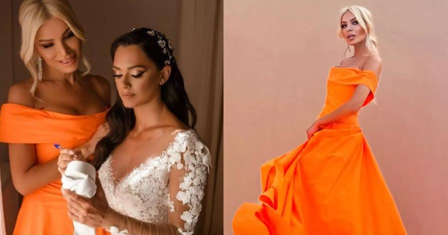 Όλα τα βλέμματα πάνω της στον γάμο: Η εμφάνιση της κουμπάρας Κατερίνας Καινούργιου που τους έκανε όλους να μιλάνε για αυτήν