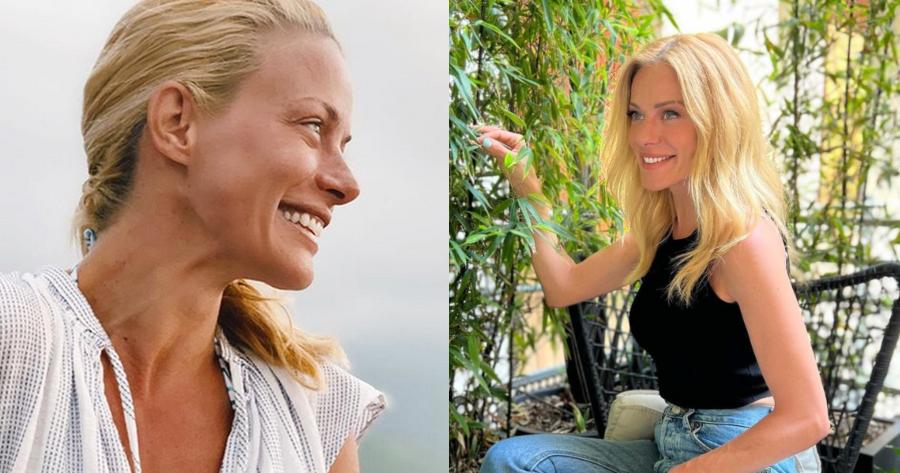 Μελαχρινή και με sparkly μπλε μπικίνι: Η σπάνια φωτογραφία της Ζέτας Μακρυπούλια από το 1998 σε φωτογράφιση περιοδικού