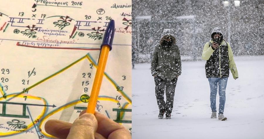 Τα Μερομήνια «μίλησαν» για το 2022 – 2023: Έρχεται «σκληρός» χειμώνας, τι καιρό θα έχει τα Χριστούγεννα