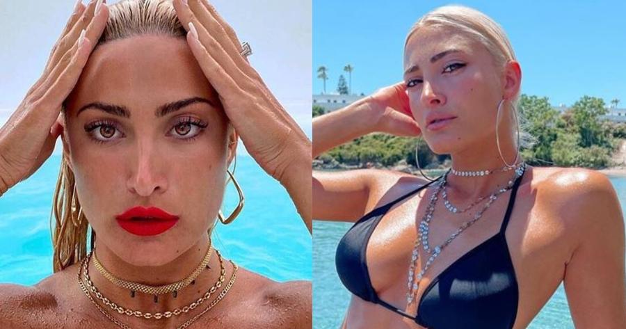 Η Ιωάννα Τούνη με φουσκωμένη την κοιλίτσα: Φόρεσε το μπικίνι της και ποζάρει πάνω στο σκάφος στον 5ο μήνα της εγκυμοσύνης