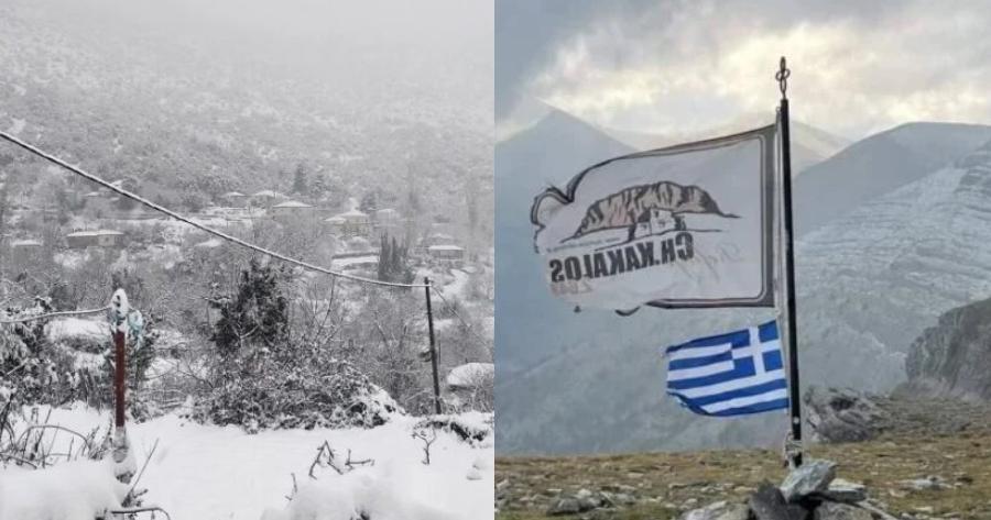 Απίστευτο αλλά αληθινό: Ενώ «σκάει ο τζίτζικας» ήδη έπεσαν τα πρώτα χιόνια