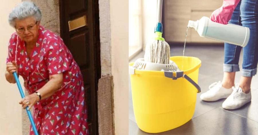 Το γιαγιαδίστικο κόλπο για άψογο σφουγγάρισμα: Μυστικά για να μην μυρίζει άσχημα το σπίτι