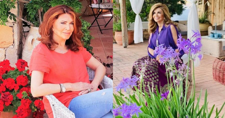 Ένας εξωτικός παράδεισος για την Μιμή Ντενίση: Το απίθανο σαλόνι εξωτερικού χώρου στην πισίνα της με τις κουρτίνες που θα σας ξετρελάνουν