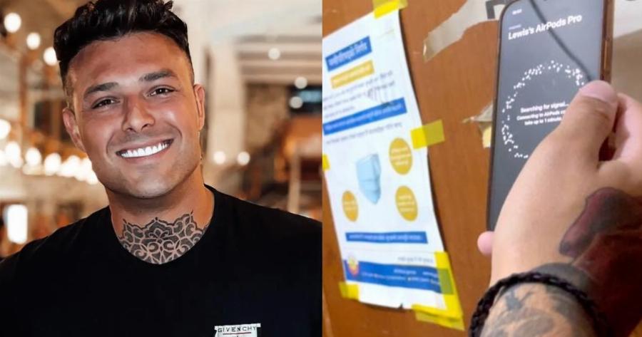 Απίστευτο και όμως αληθινό: Ταξίδεψε 6.500 χλμ και ξόδεψε 2.300 λίρες για να εντοπίσει τα κλεμμένα AirPods του