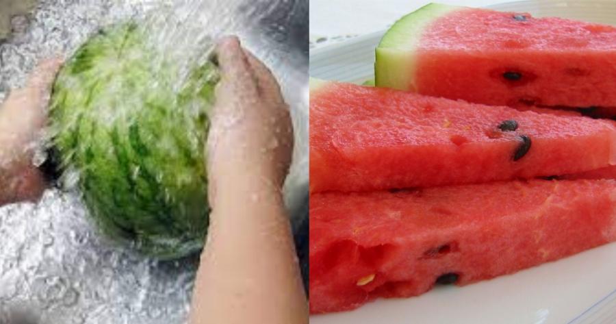 Το λάθος που κάνουν οι περισσότεροι: Γιατί πρέπει να ξεπλένετε καλά το καρπούζι πριν το κόψετε