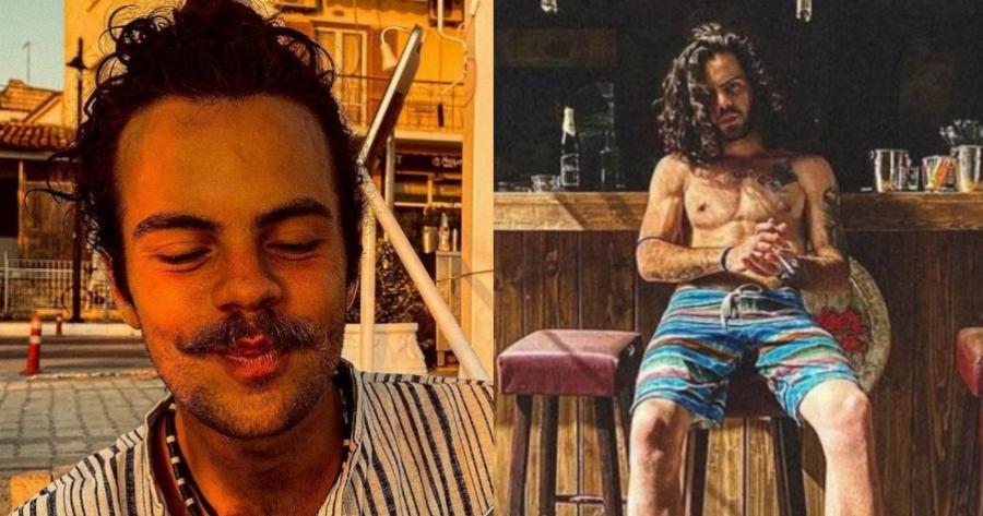 Αγνώριστος ο Άγγελος Λάτσιος: Στην Άνδρο με την Γαία Μερκούρη και τον Θοδωρή Μισόκαλο