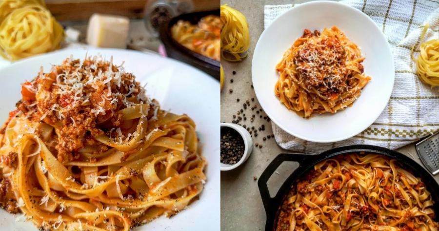 Νοστιμιά από άλλο πλανήτη: Vegan μακαρόνια μπολονέζ με φανταστικό κιμά από φακές