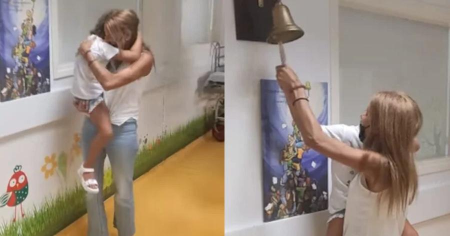 Τα πιο ωραία νέα: Η 4χρονη Ναυσικά νίκησε την μάχη με τον καρκίνο και χτυπά δυνατά το καμπανάκι της ζωή