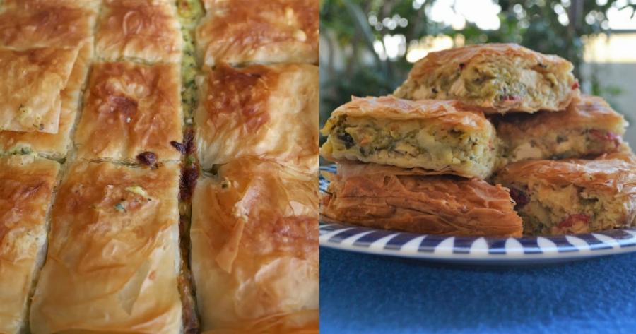 Η πίτα της Κυριακής: Εύκολη τυρόπιτα με κολοκύθια έτοιμη στο πι και φι