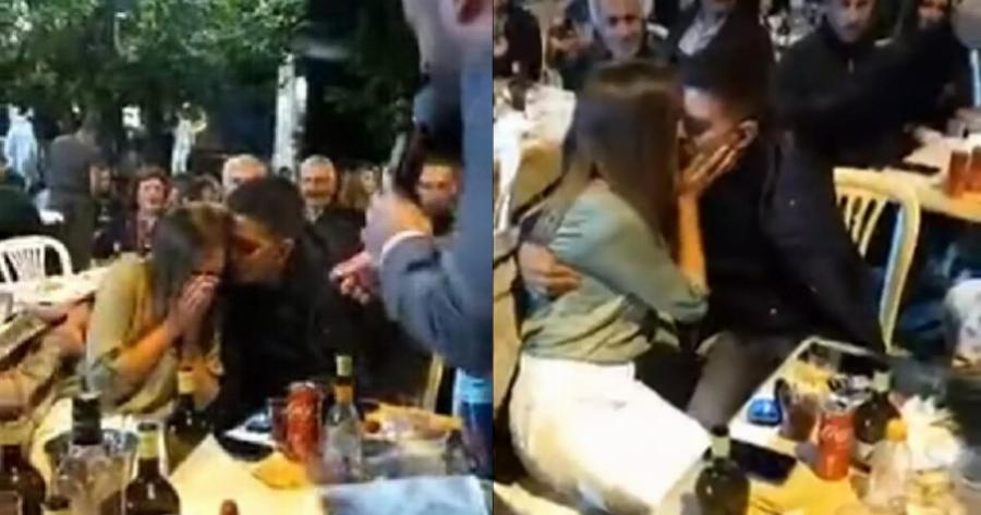 Μεγάλες χαρές στα Γρεβενά: Της έκανε πρόταση γάμου με κλαρίνα στο πανηγύρι