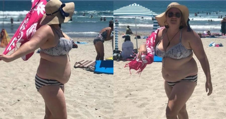 Body positivity: Προσέβαλαν μια γυναίκα στην παραλία για το βάρος και το σώμα της, αλλά τους έδωσε μια αποστομωτική απάντηση