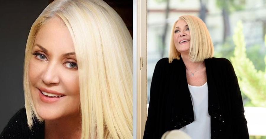 Με αγαλματένιο σώμα: Η Ρούλα Κορομηλά ποζάρει με μαύρο ολόσωμο μαγιό και εντυπωσιάζει τους πάντες