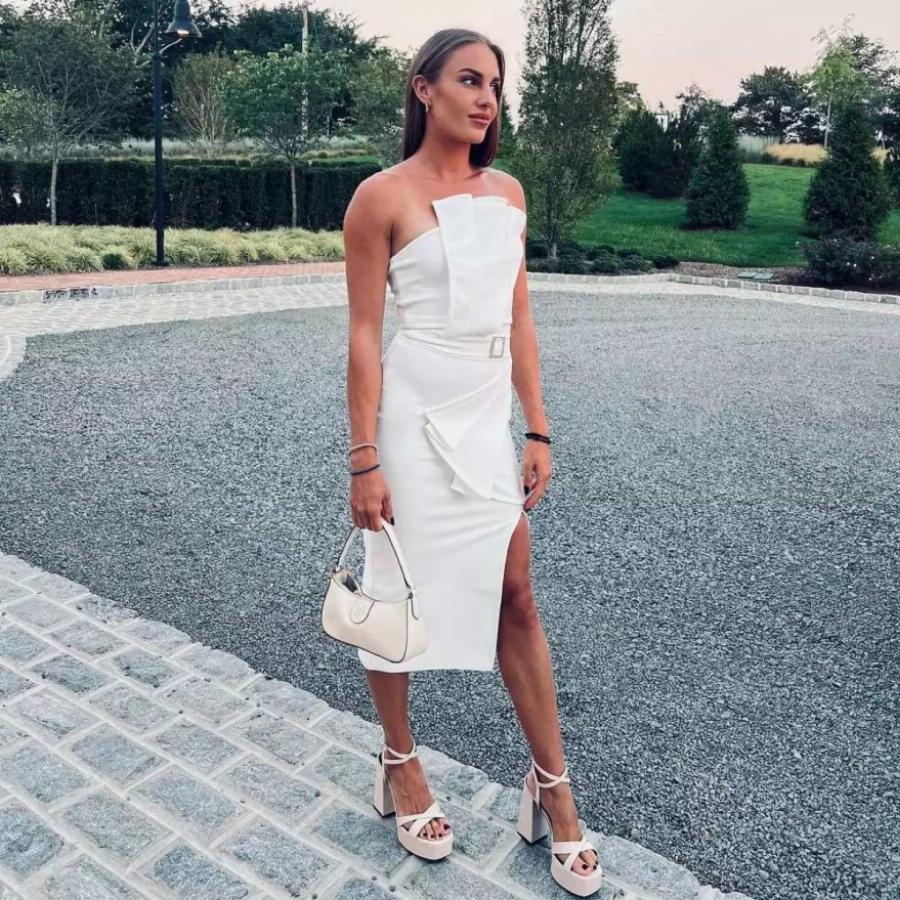 Επανασύνδεση με ταξίδι στη Νέα Υόρκη: Ντυμένη στα λευκά η Κατερίνα Δαλάκα στο πλευρό του Δημήτρη Φιντιρίκου σε φιλανθρωπική εκδήλωση