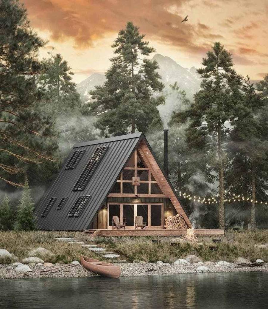 Φορητό σπίτι: Είναι 146τμ, στο φέρνουν πακεταρισμένο σε κούτες με οδηγίες και εργαλεία και το χτίζεις μόνος σου σε λίγες ώρες