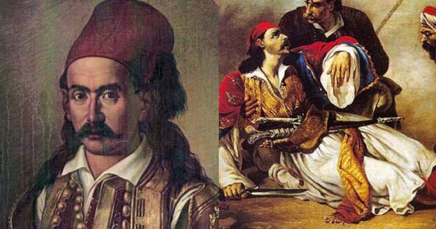 Αυτή ήταν η πιο αγνή μορφή της Ελληνικής επανάστασης: Η ιστορία του Μάρκου Μπότσαρη ο οποίος έφυγε από την ζωή σαν σήμερα