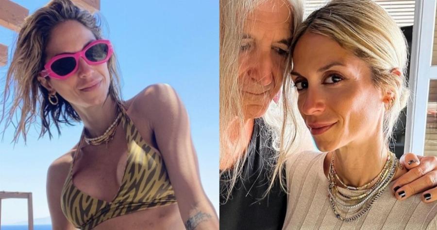 Σοφία Καρβέλα: Η κόρη της Άννας Βίσση πιο εντυπωσιακή από ποτέ στην Σαντορίνη μαζί με τα παιδιά της