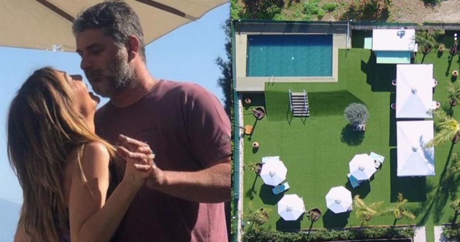 Πιο ερωτευμένοι από ποτέ Βανδή – Μπισμπίκης: Η απομονωμένη βίλα πισίνα και μόλις δυο ώρες από την Αθήνα, στην οποία ζουν τον έρωτα τους