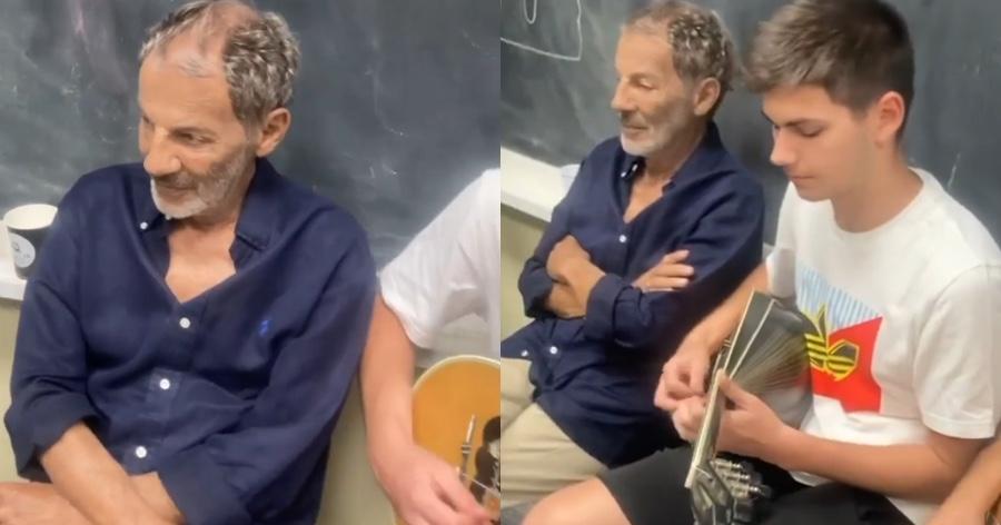 Συγκίνηση στην Σύρο: O Σταύρος Ξαρχάκος κάνει πρόβες με πιτσιρικάδες μουσικούς της Σύρου