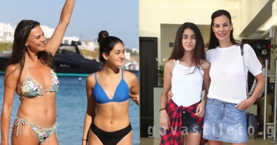 Κορμί λαμπάδα η κόρη της Εύης Βατίδου: Πέρασε στο ύψος ακόμη και την μητέρα της η 17χρονη Μάιρα