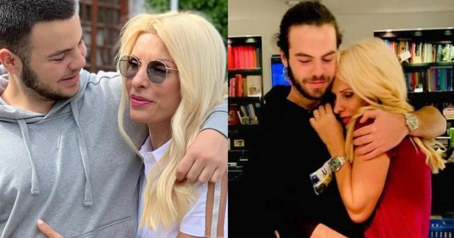 Σε τρυφερή αγκαλιά με τη μητέρα του: Ο Άγγελος Λάτσιος ποζάρει με τη μητέρα του Ελένη Μενεγάκη